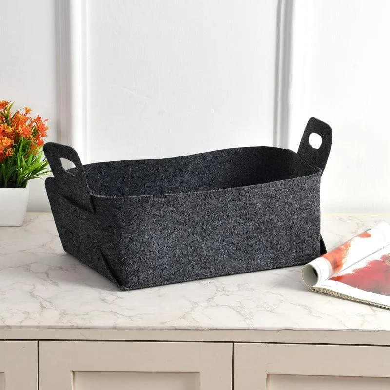 Poeisa Felt Storage Basket media 1