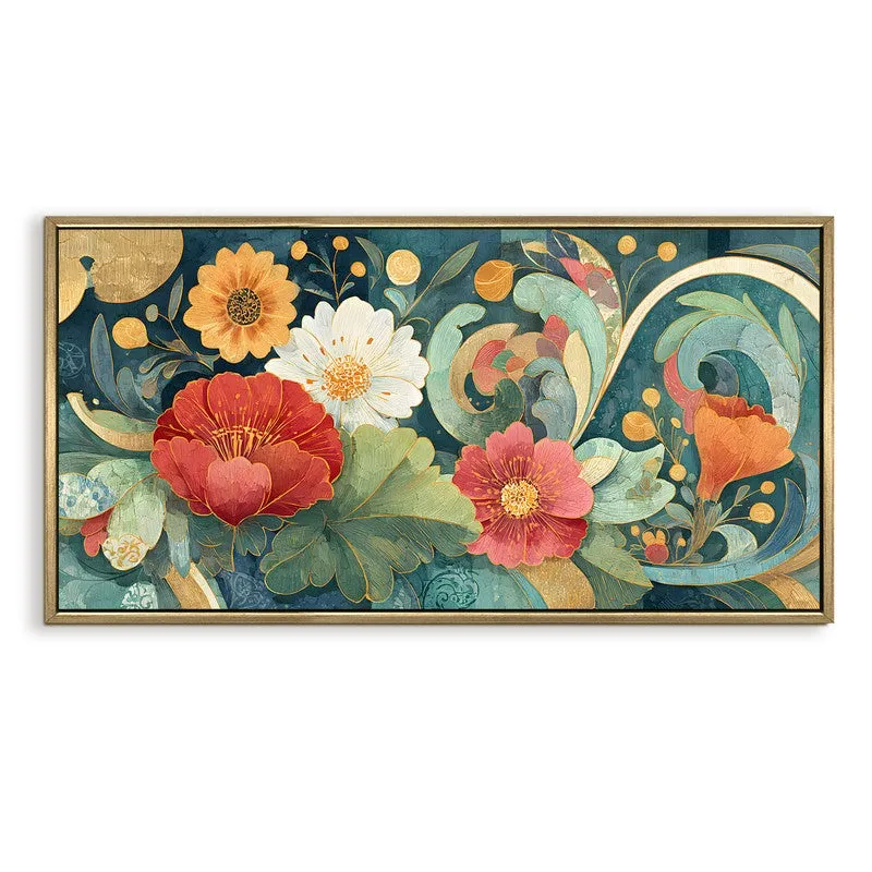 Botanical Grace Canvas Wall Painting With Frame media 3