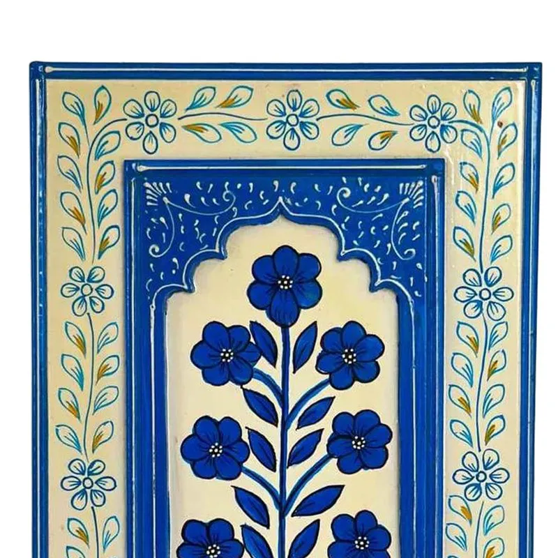Kalpa Floral Wall Art & Paintings - Blue media 4