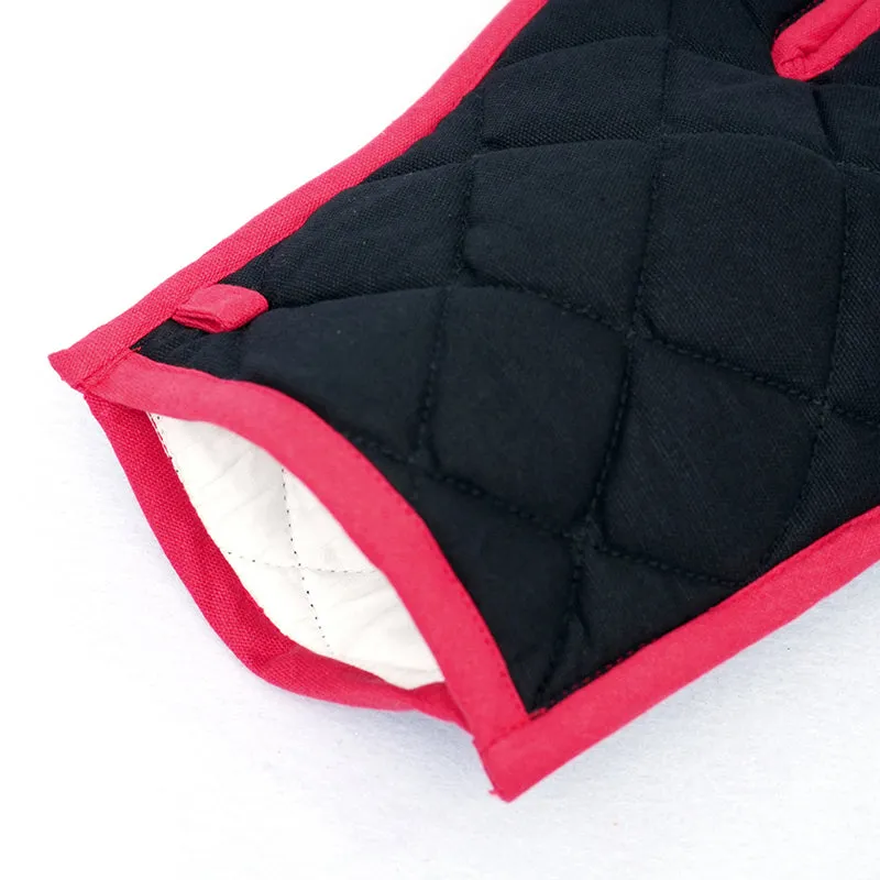 Swayam Teplo Kitchen Gloves (Black & Red) - Set Of Two media 4