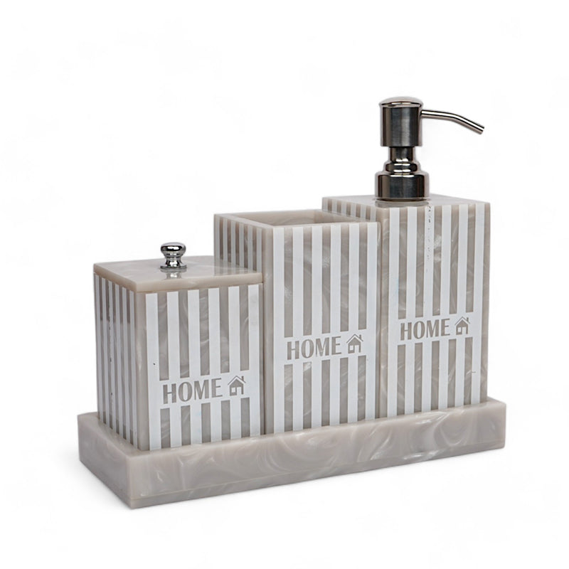 Naiva Resin Bathroom Set - Four Piece Set media 9