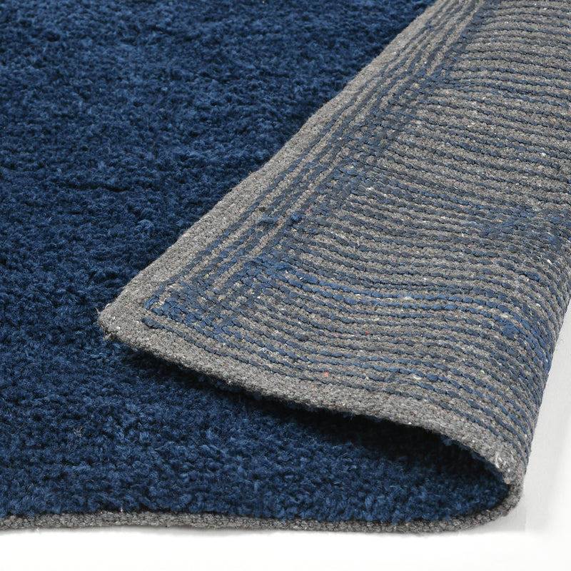 Relma Anti Skid Cotton Runner Rug (Dark Blue) - Set Of Two media 5