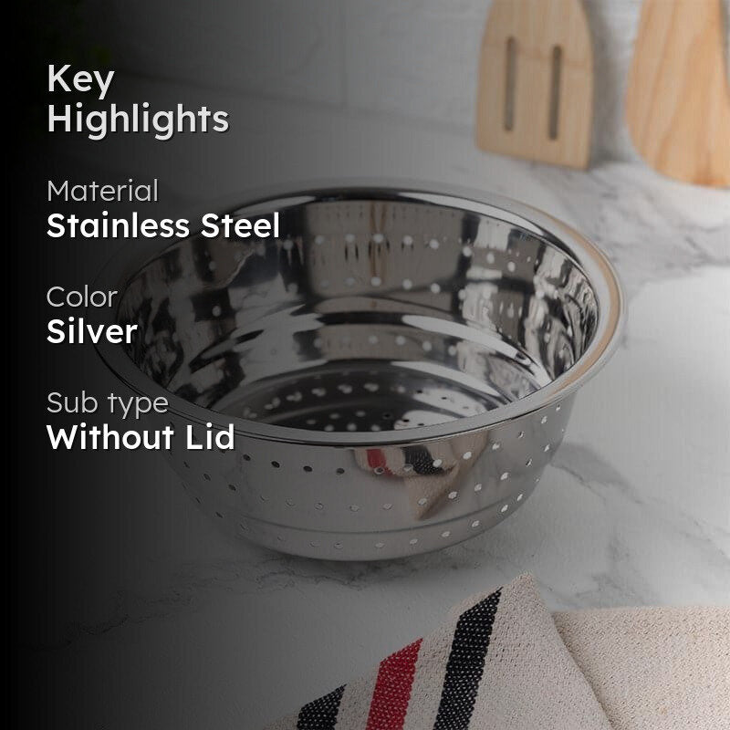 Drizzle Drain Stainless Steel Strainer - 20 CM media 2