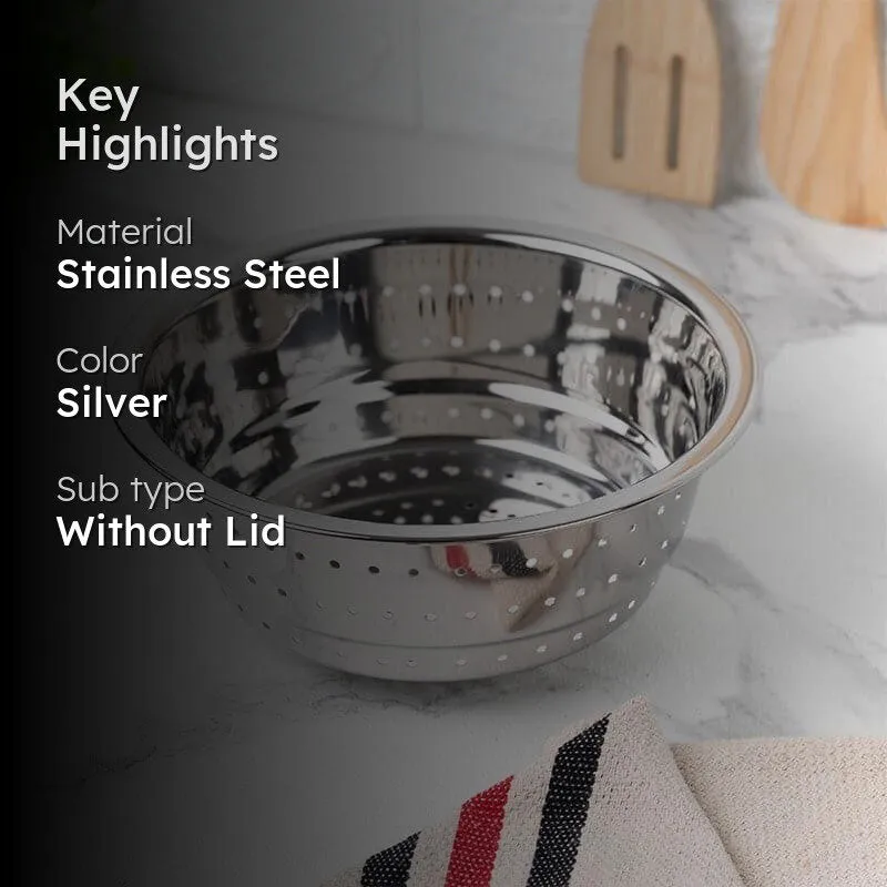 Drizzle Drain Stainless Steel Strainer - 20 CM media 2