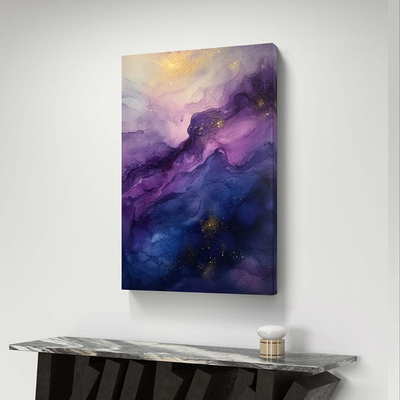 Amethyst Nights Wall Painting media 4
