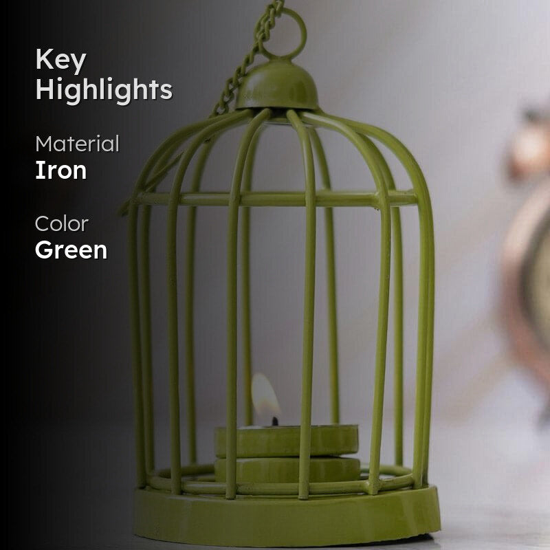 Bird Home Tealight Candle Holder - Green media 2