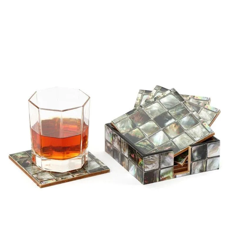 Igna Checkekered Coaster - Set Of Six media 3