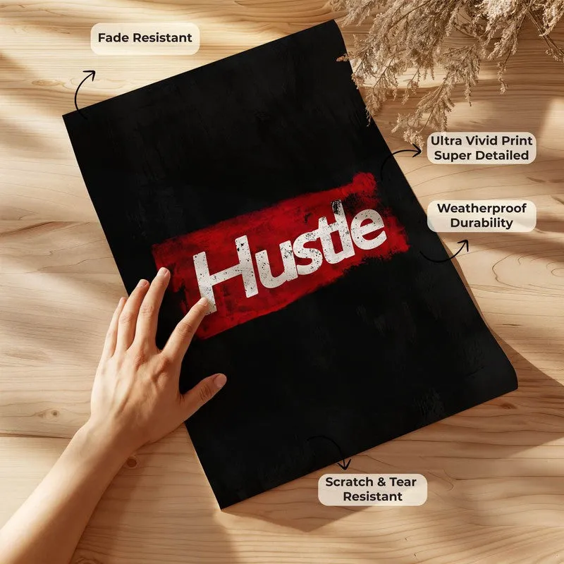 Hustle Vibe Wall Poster media 9