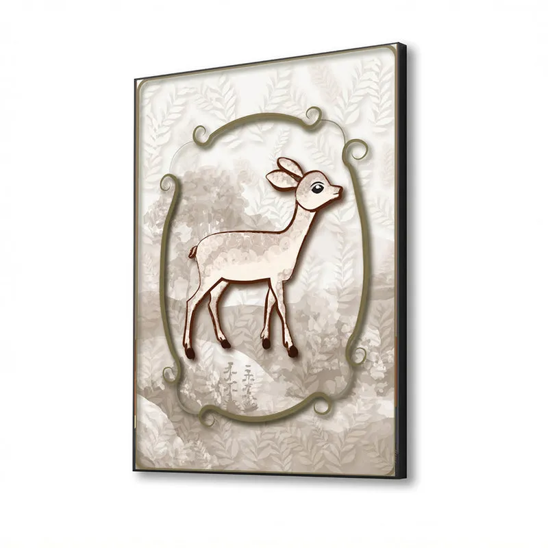 Fawn Fern Wall Art with Black Frame media 3