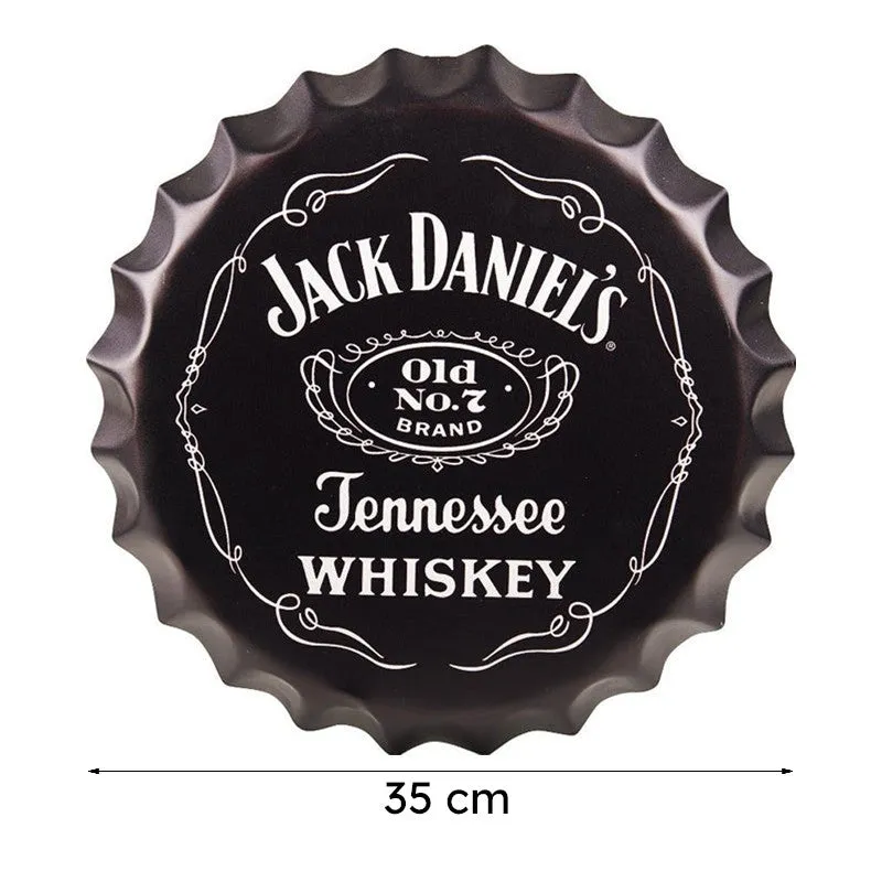 Jack Daniels Bottle Cap Metal Wall Accent media 8