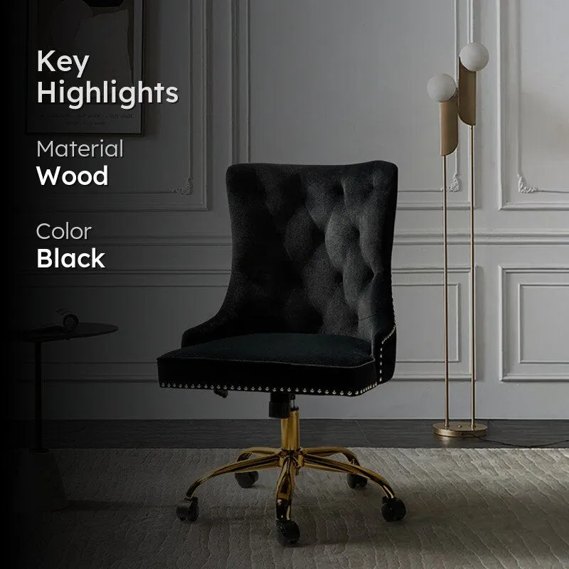 Seatra Neem Wood Office Chair - Black media 2