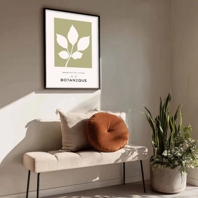 Serene Stem Canvas Wall Painting With Black Frame media 4