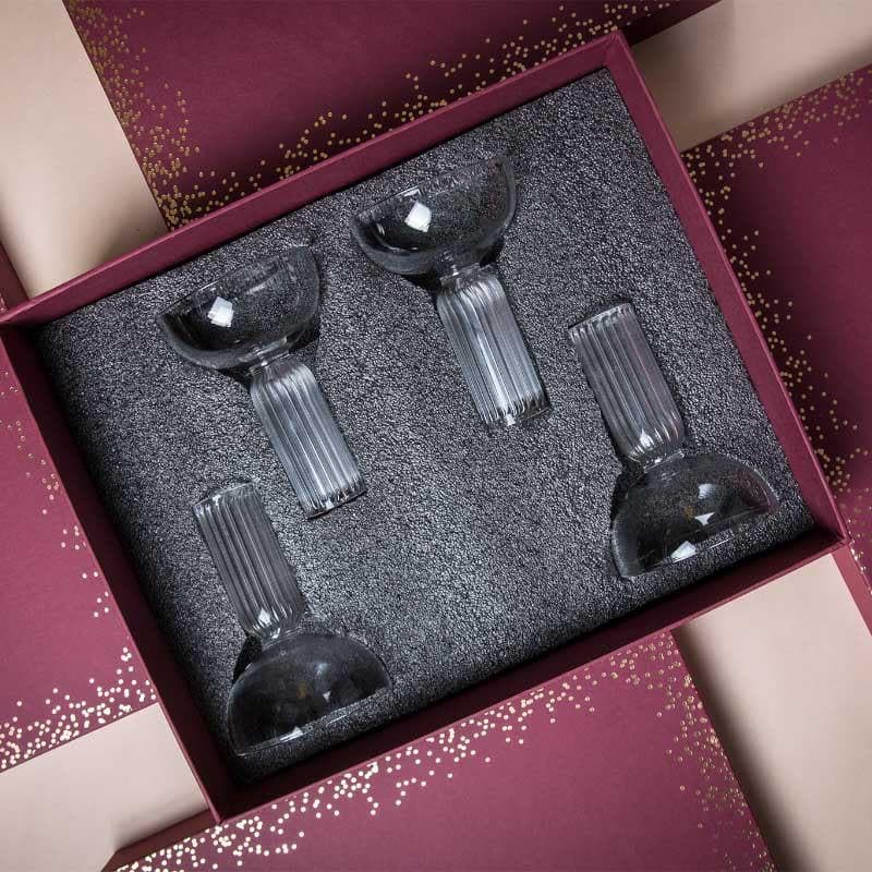 Rhapsody Glassine Bowl/Glass - Set Of Four image 3