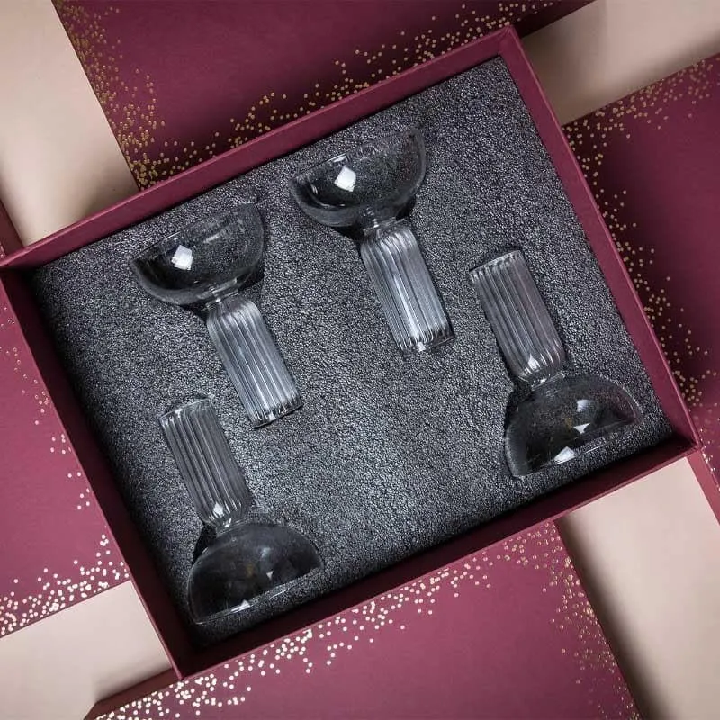 Rhapsody Glassine Bowl/Glass - Set Of Four media 3