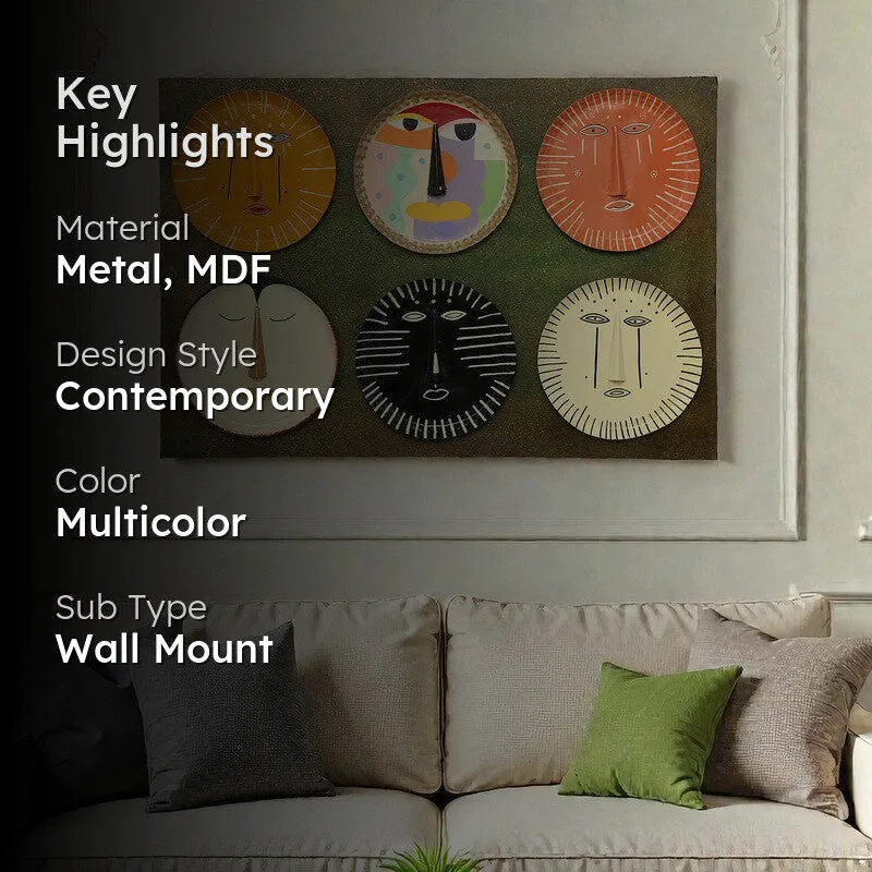 Echoes of Expression Metal Wall Accent media 2