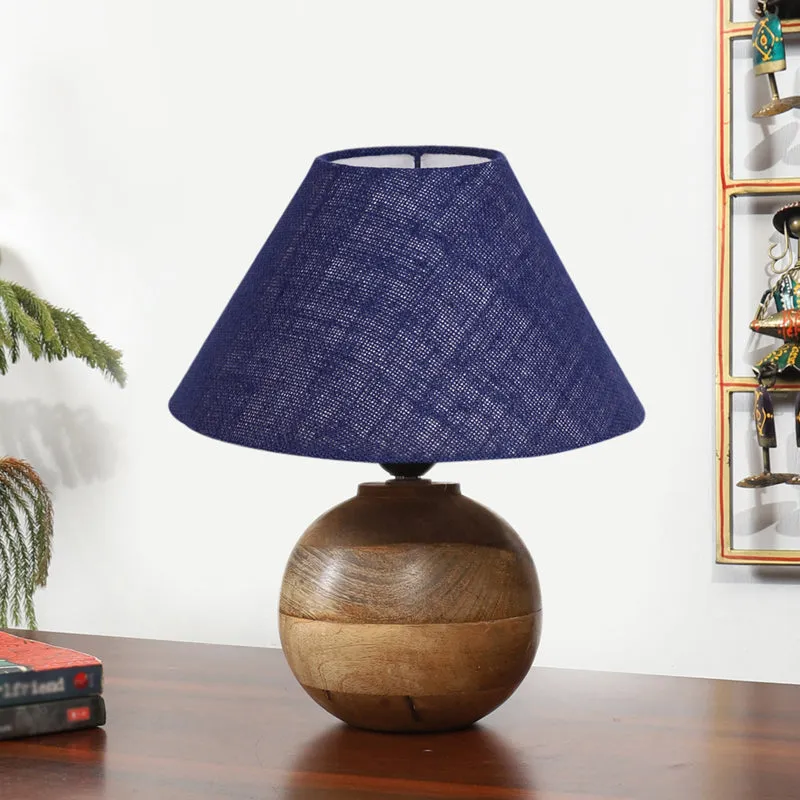 Sienna II Orb Jute Table Lamp - Blue,Brown media 3