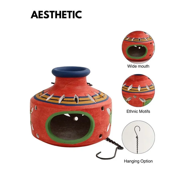 Mandala Magic Tea Light Holders - Red,Blue media 4