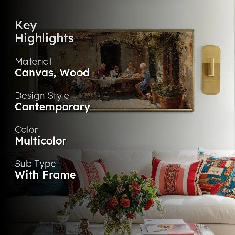 Kinfolk Canvas Wall Painting With Frame media 2