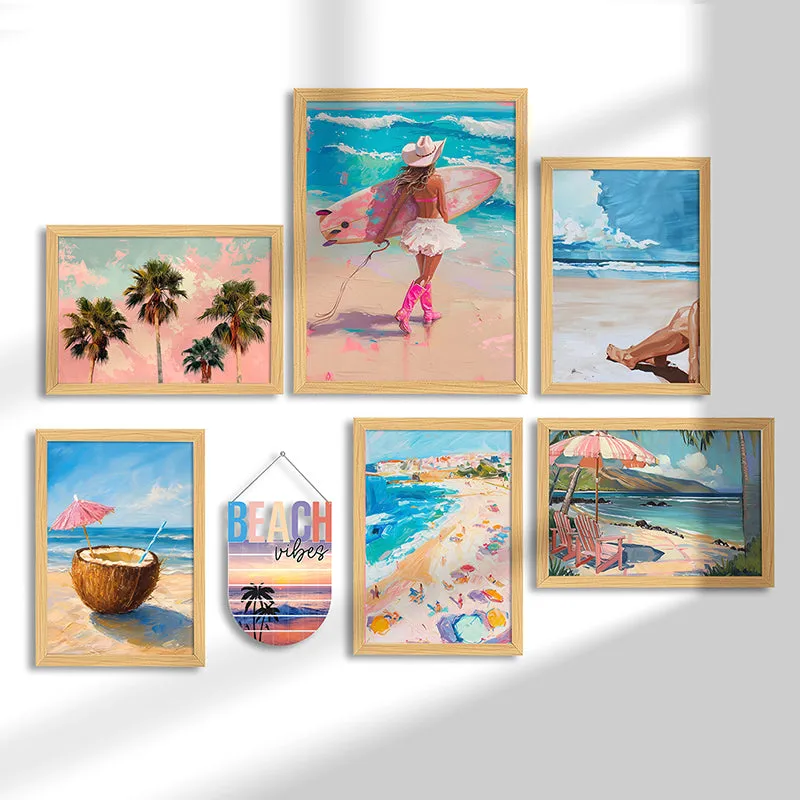 Beach Life Wall Art - Set Of Seven media 3