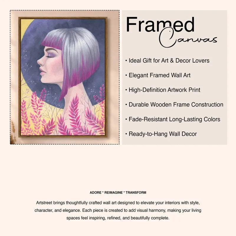 Crystal Woman Canvas Wall Art With Frame media 6
