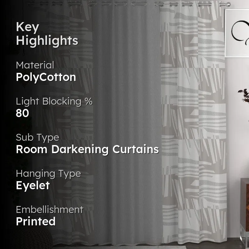 Line Harmony Curtains - Set of Three media 2