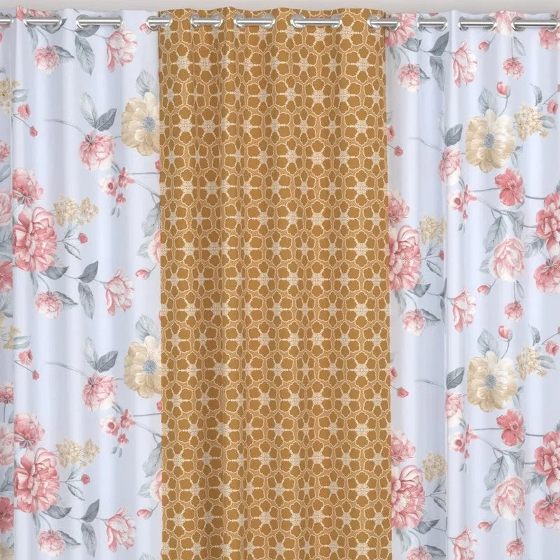 Bloom Reverie Panel Curtains - Set of Three media 6