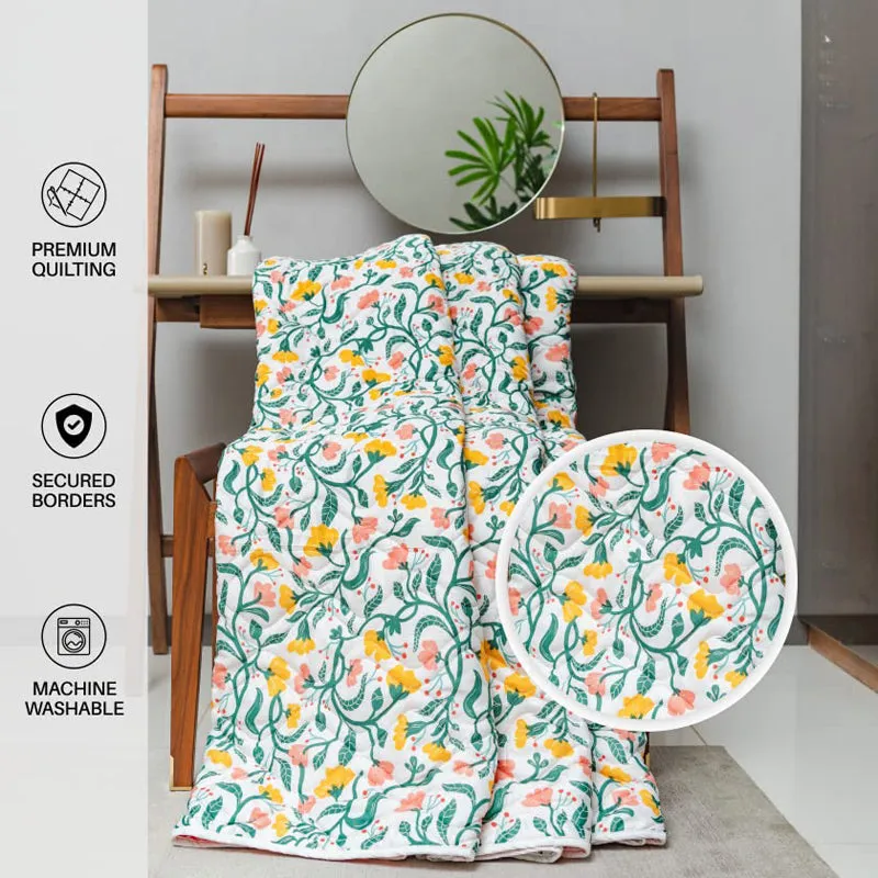 Urban Space Kashmir Reversible Dohar (Peach) - 120 GSM media 6
