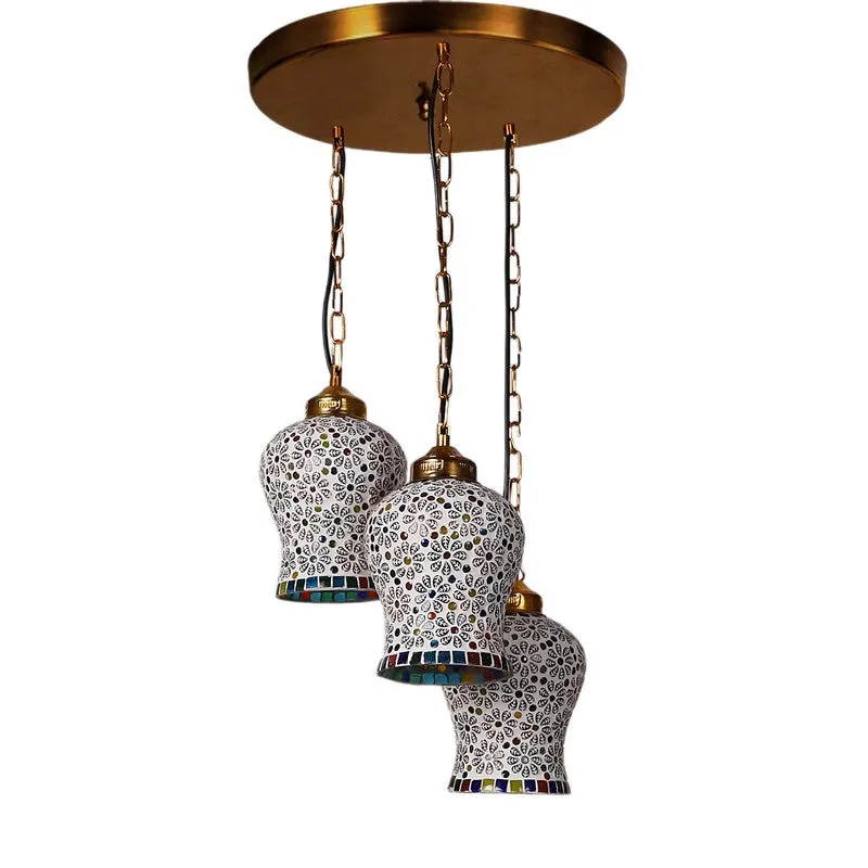 Coloraura Glow Glass Ceiling Lamp - Multicolor media 3