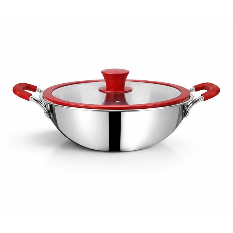 Salford Triply Kadhai with Lid (3000 mL) With Lid - 24 CM media 3