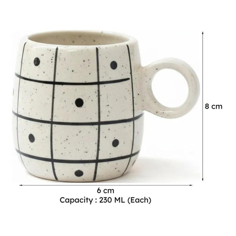 Jewett Ceramic Tea Cup (230 mL Each) - Set of Four media 8