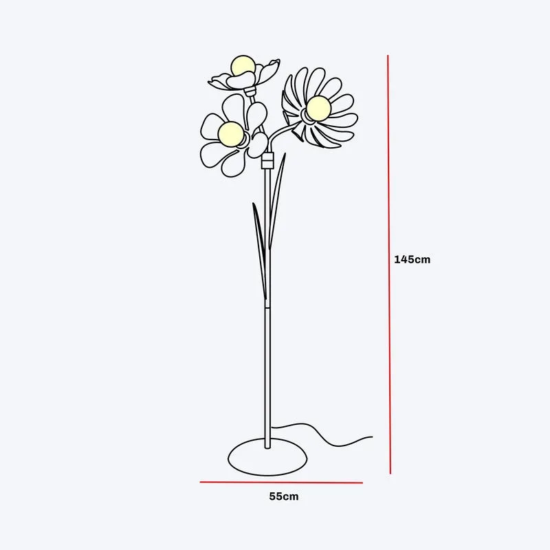 Fig Living Petal Bloom Floor Lamp media 14