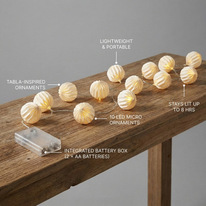 Fig Living Tabla Paper String Light media 10