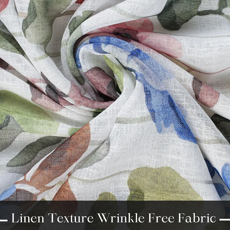 Transol Linen Texture Sheer Curtain - Set Of Two media 8