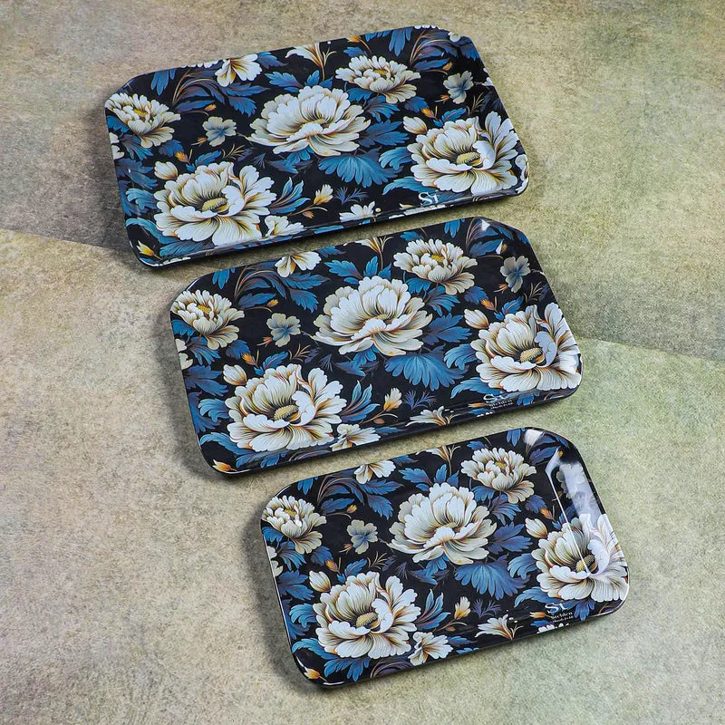 Cliodna Melamine Serving Tray - Set Of Three media 4