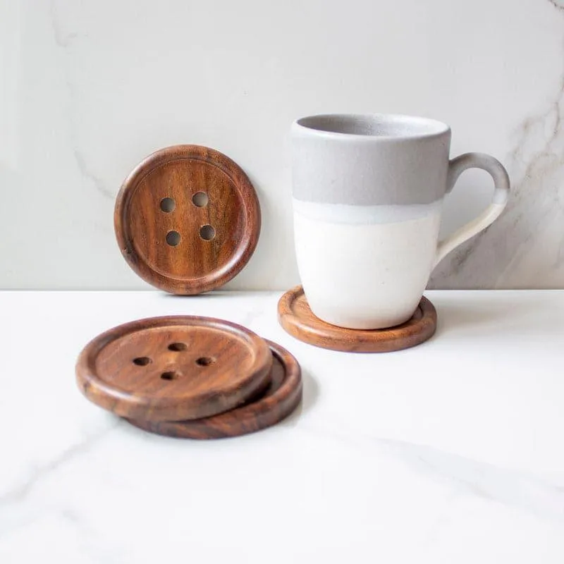Button Coaster - Set Of Four media 1