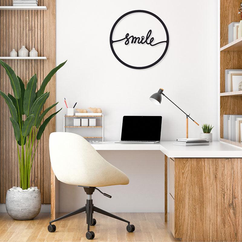Smile Black Iron Wall Accent