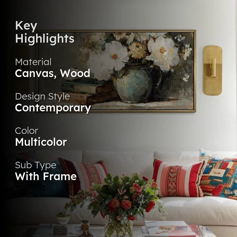 Serendipity Canvas Wall Painting With Frame media 2