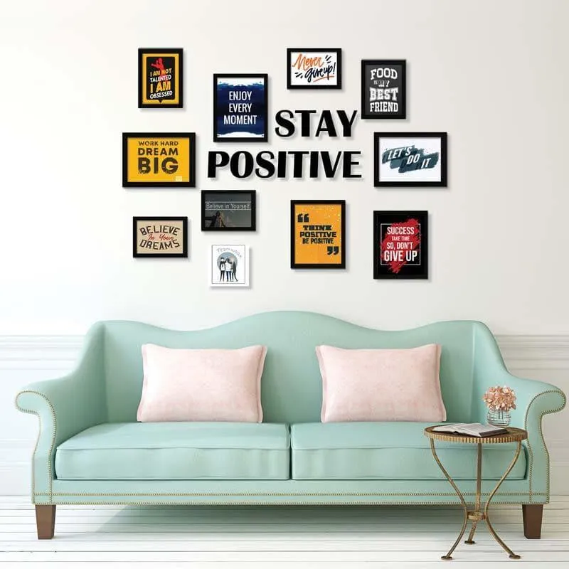 Inspirational MDF Wall Photo Frame - Set Of Ten media 1
