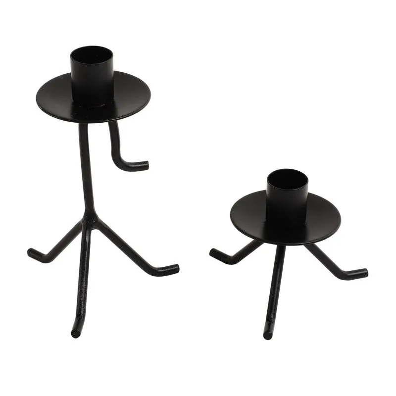 Marquesa Glow Black Candle Holders - Set Of Two media 6