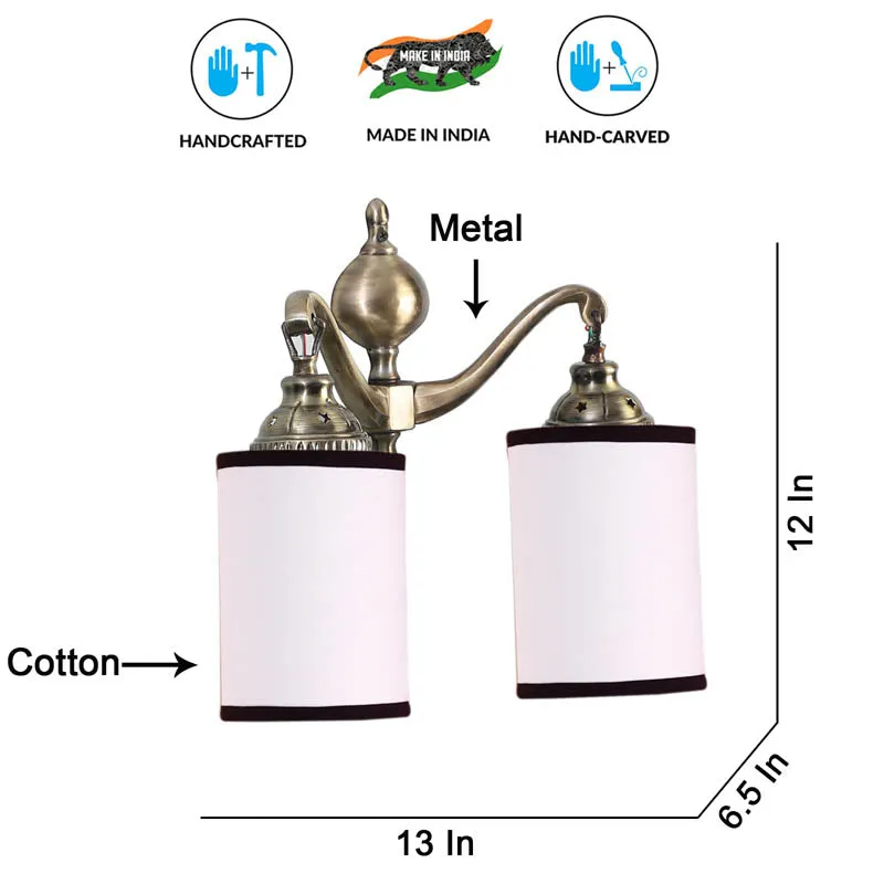 Artdelight Cylindrical Metal Wall Lamp media 7