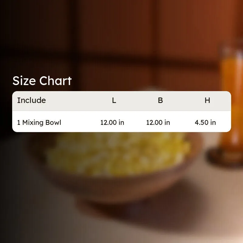 Hand-Turned Wood Mixing Bowl - 2625 mL media 9