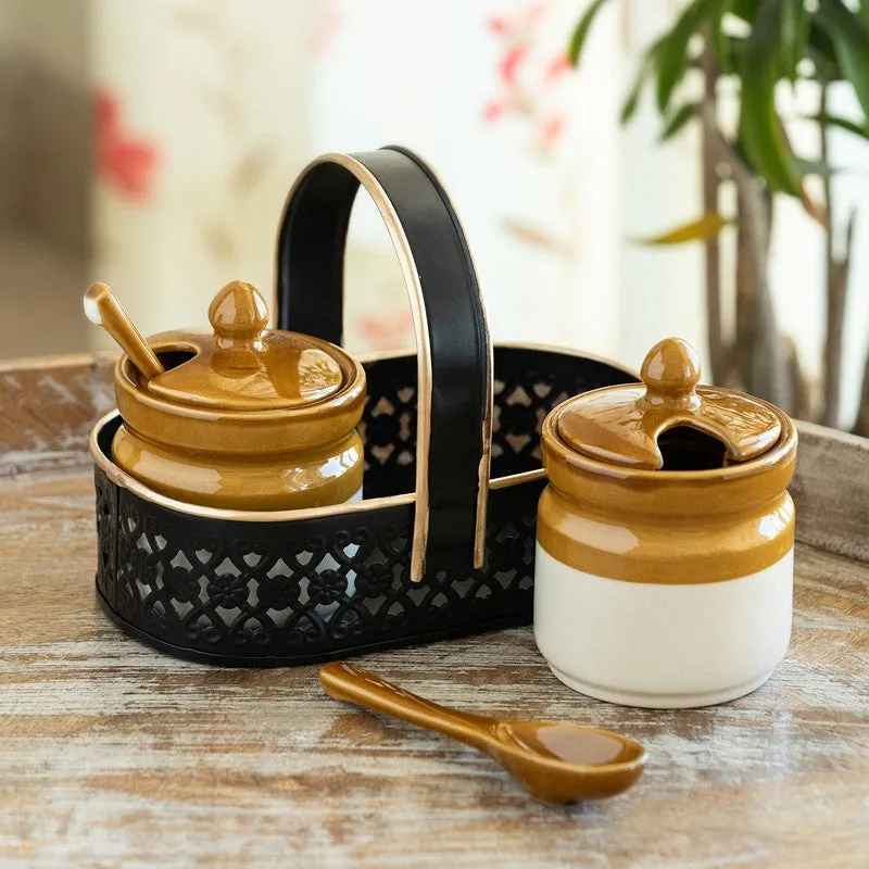Rustora Ceramic Jar Set - Five Piece Set media 1