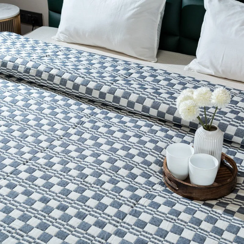 Ivory-Blue DIBBI Design Comforter media 3