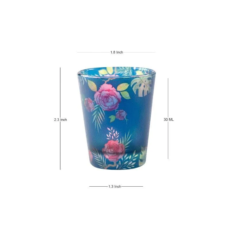 Rosey Morning Shot Glass (30 ml) - Set Of Four media 3