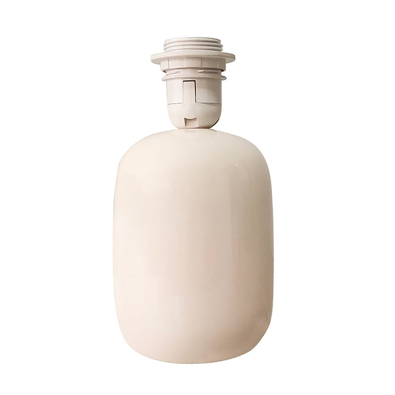 Ibex Ceramic & Fabric Table Lamp - White media 4