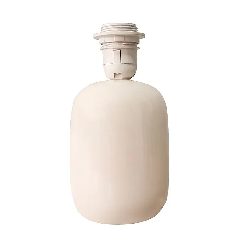 Ibex Ceramic & Fabric Table Lamp - White media 4