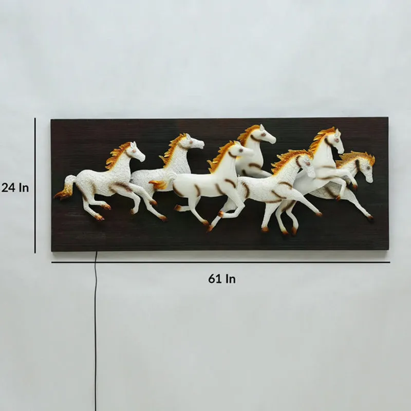 Palomino Gallop Iron Wall Accent With Wooden Frame media 9