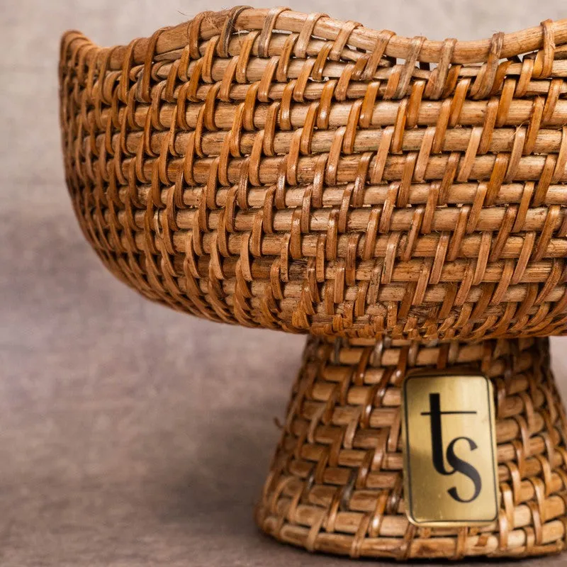PalmNest Rattan Fruit Bowl media 8