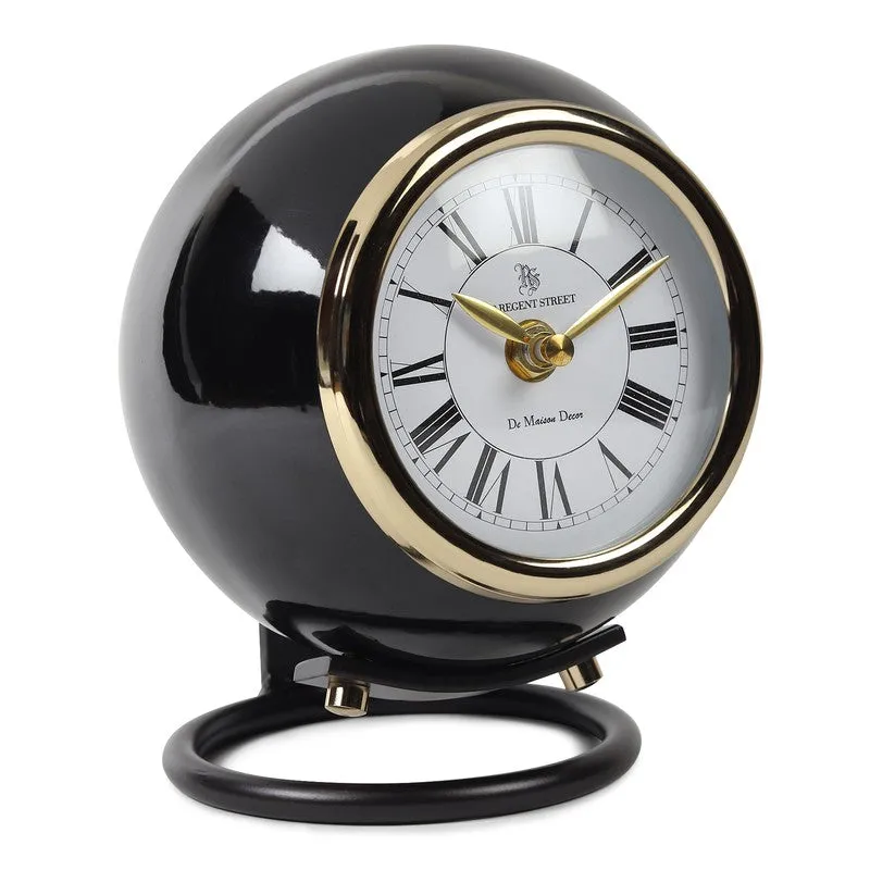 Vintage Tick Round Table Clock media 5