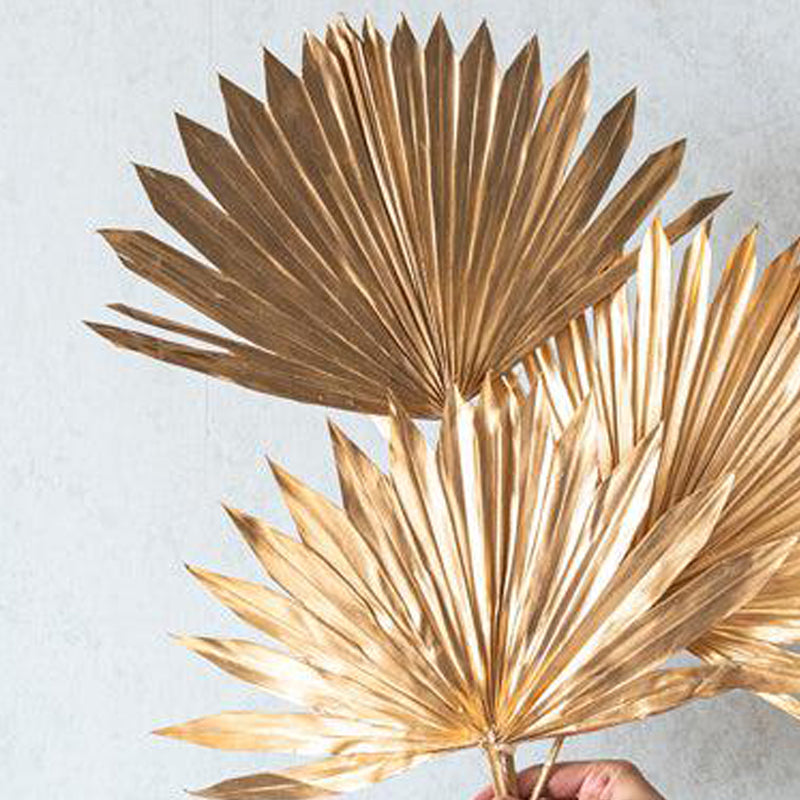 Ineeya Dried Sun Palm Sticks (Gold) - Set Of Three media 5